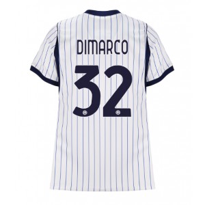 Inter Milan Federico Dimarco #32 Jalkapallovaatteet Naisten Vieraspaita 2026-27 Lyhythihainen
